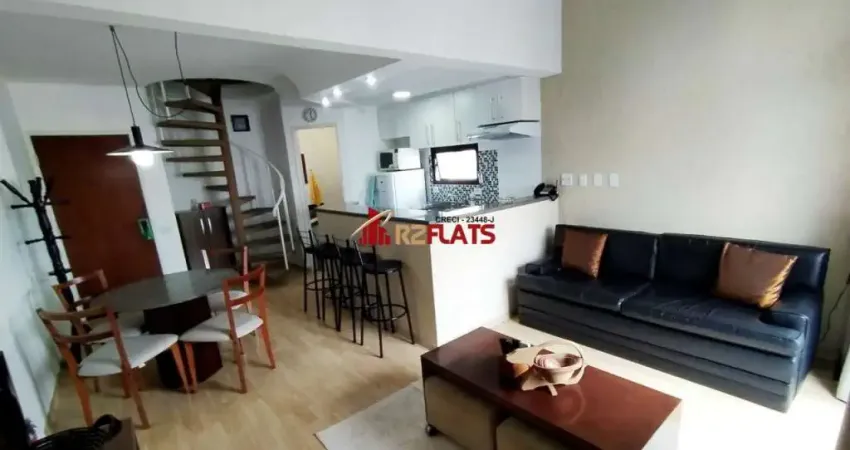 Flat com 1 quarto para alugar na Avenida Moema, 177, Moema, São Paulo