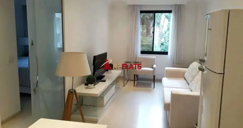 Flat com 1 quarto para alugar na Avenida Jamaris, 100, Moema, São Paulo