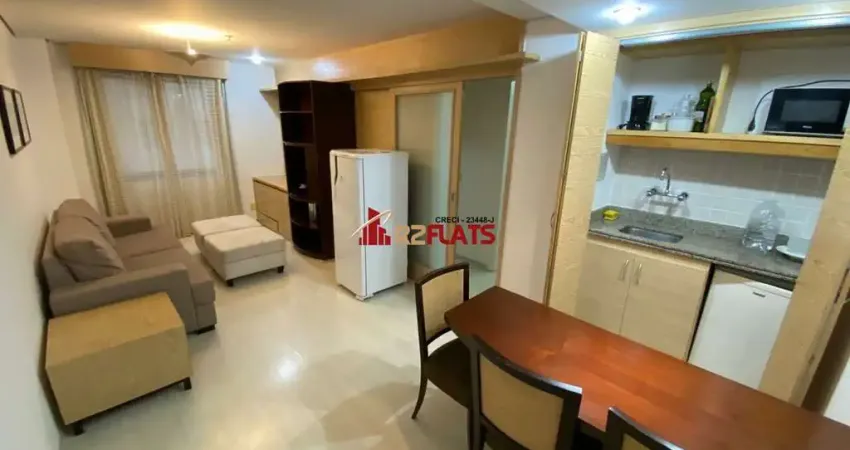 Flat com 1 quarto para alugar na Avenida Jamaris, 100, Moema, São Paulo