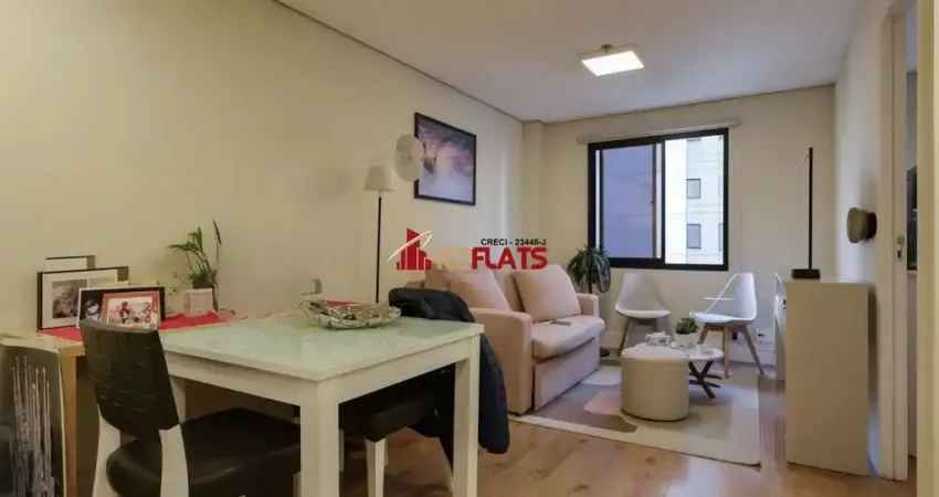 Flat com 1 quarto para alugar na Avenida Jamaris, 110, Moema, São Paulo