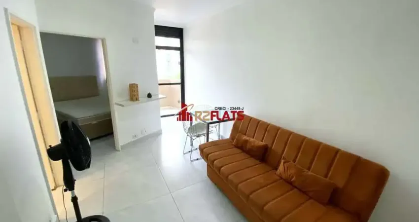 Flat com 1 quarto para alugar na Avenida Miruna, 399, Moema, São Paulo