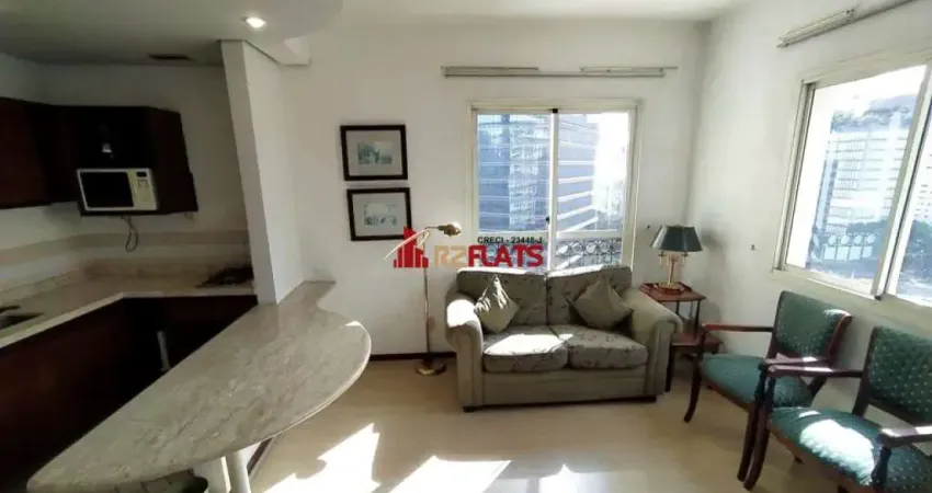 Flat com 1 quarto para alugar na Rua Funchal, 111, Vila Olímpia, São Paulo