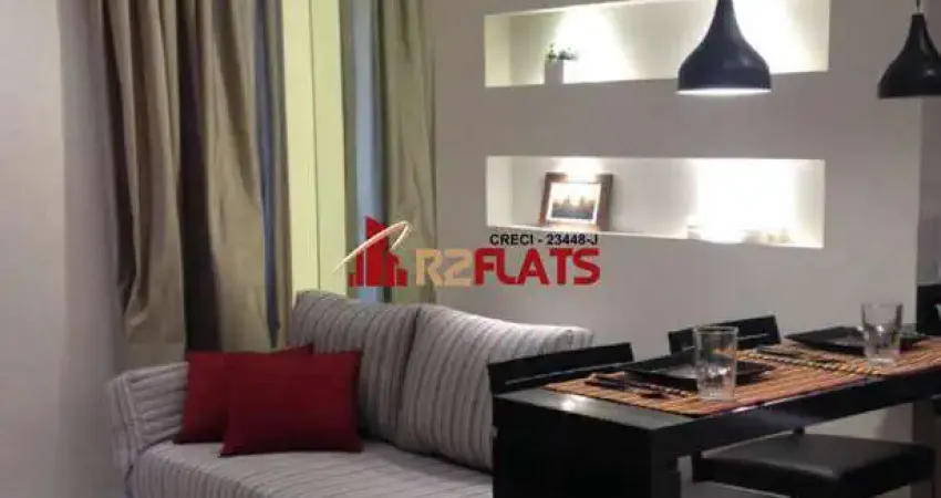 Flat com 1 quarto para alugar na Rua Henri Dunant, 1066, Brooklin, São Paulo