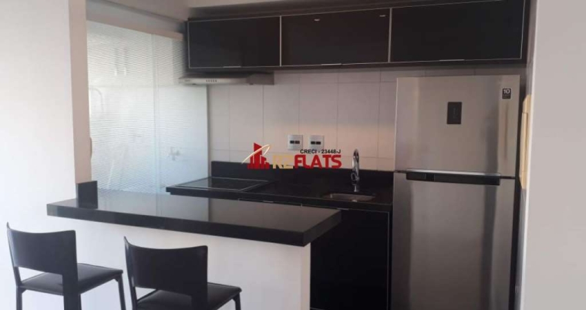 Flat com 1 quarto para alugar na Rua Juquis, 391, Moema, São Paulo