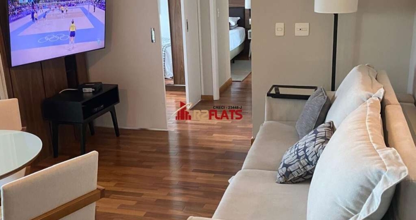 Flat com 1 quarto para alugar na Rua Ribeiro do Vale, 152, Brooklin Paulista, São Paulo