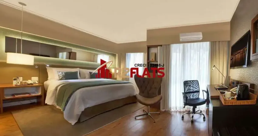 Flat com 1 quarto à venda na Rua Jerônimo da Veiga, 248, Itaim Bibi, São Paulo