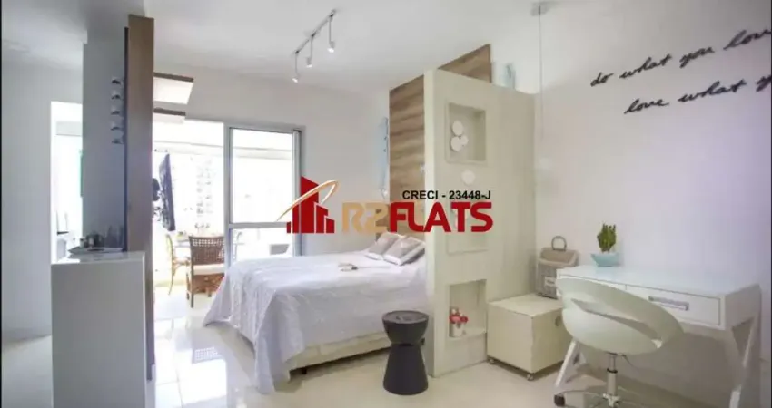 Flat com 1 quarto à venda na Avenida Aratãs, 400, Moema, São Paulo