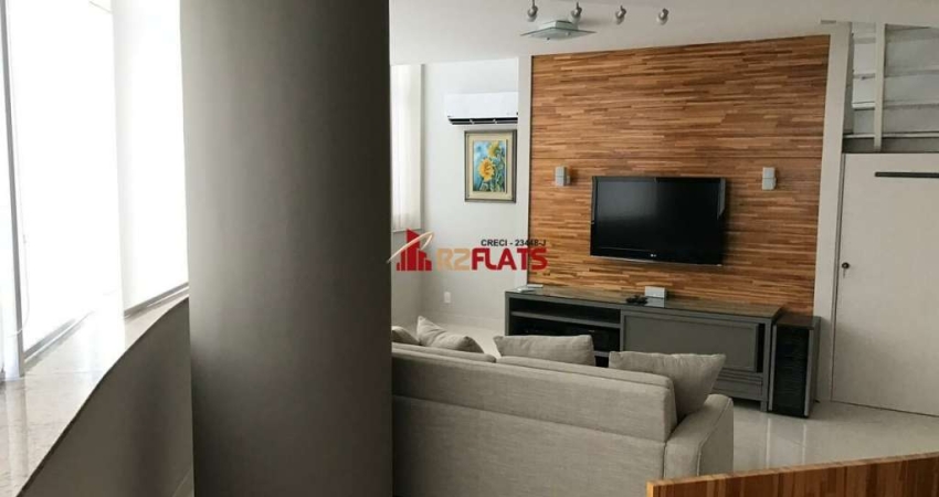 Flat com 2 quartos para alugar na Rua Flórida, 1790, Brooklin, São Paulo
