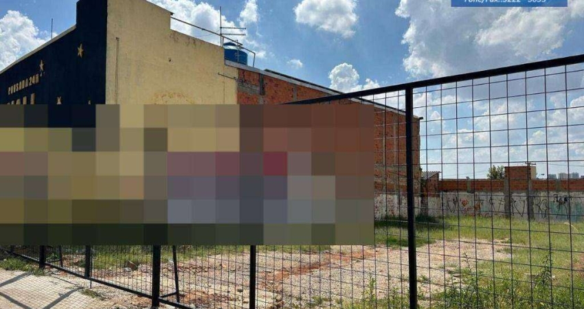 Terreno, 378 m² - venda por R$ 648.000,00 ou aluguel por R$ 3.125,00/mês - Conjunto Habitacional Júlio de Mesquita Filho - Sorocaba/SP