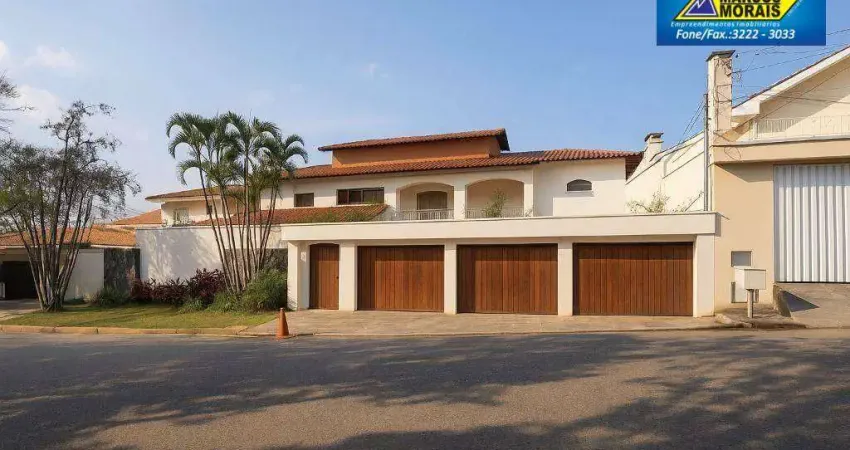 Casa com 6 dormitórios para alugar, 694 m² por r$ 22.000,00/mês - jardim américa - sorocaba/sp