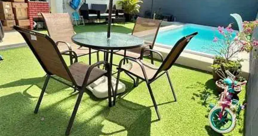 Casa térrea moderna com piscina em condomínio origem vg - av. universitária, várzea grande-mt