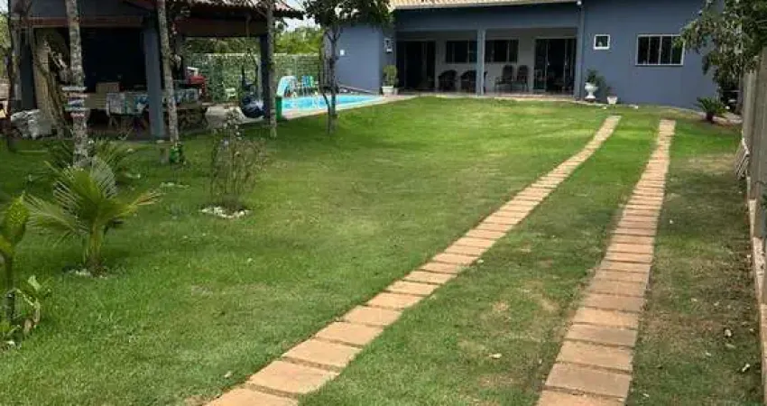 Chácara de luxo com 3 quartos e área de lazer em chapada dos guimarães-mt!