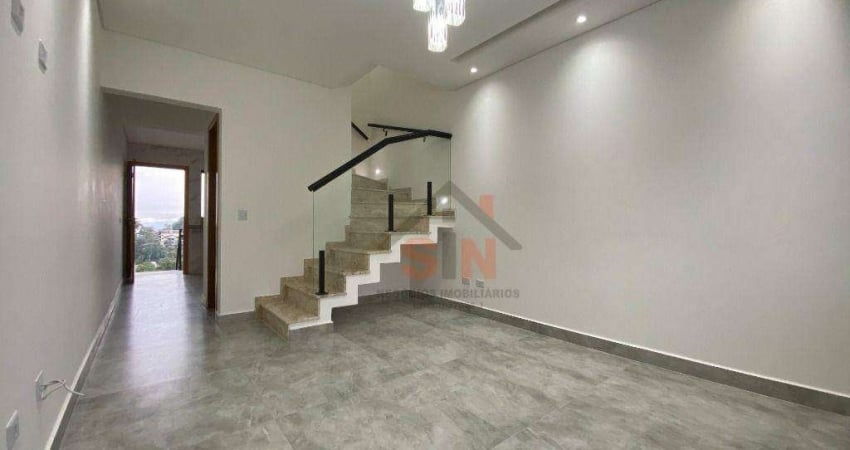 Sobrado com 2 dormitórios à venda, 74 m² por R$ 440.000,00 - Parque Residencial Scaffid II - Itaquaquecetuba/SP