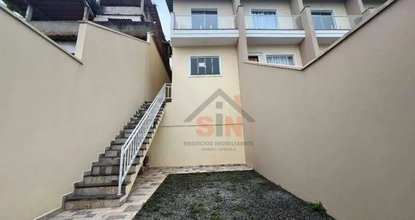 Sobrado com 2 dormitórios à venda, 74 m² por R$ 400.000,00 - Parque Residencial Scaffid II - Itaquaquecetuba/SP