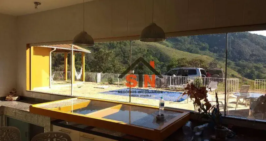Eco Pousada Sul de Minas, Porteira Fechada com 7 dormitórios à venda, 450 m² por R$ 999.000 - Zona Rural - Soledade de Minas/MG