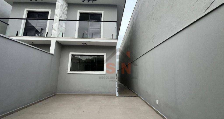 Sobrado com 3 dormitórios à venda, 120 m² por R$ 600.000 - Parque Residencial Scaffid II - Itaquaquecetuba/SP