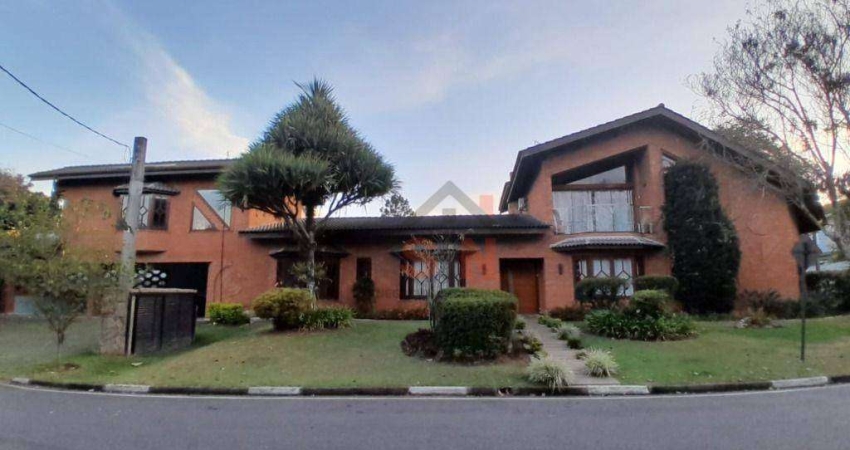 Sobrado com 5 dormitórios, 715 m² - venda por R$ 7.500.000,00 ou aluguel por R$ 38.800,00/mês - Condomínio Arujá 5 - Arujá/SP