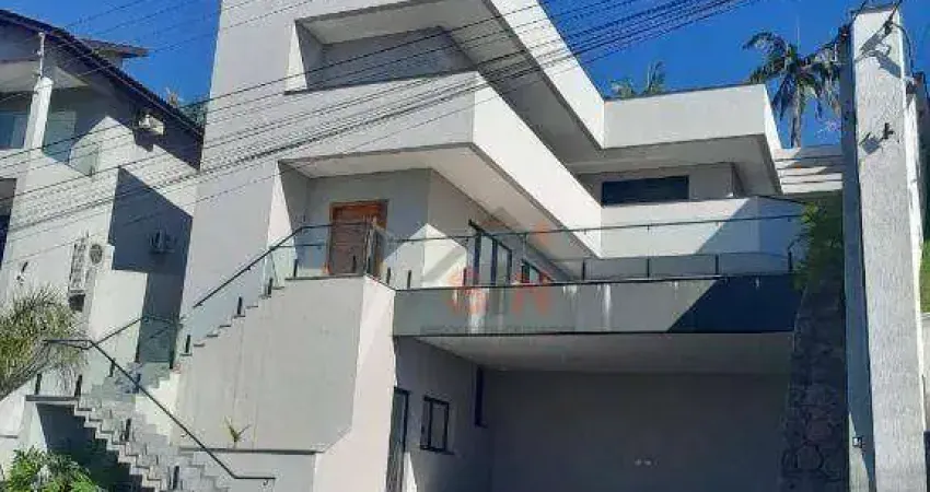 Sobrado com 3 dormitórios, 300 m² - venda por r$ 3.200.000,00 ou aluguel por r$ 21.300,00/mês - condomínio arujá hills iii - arujá/sp