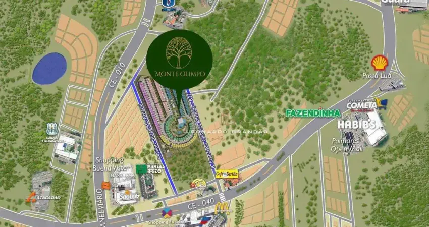 Monte olimpo eusébio – viva com alto padrão em um condomínio resort exclusivo.