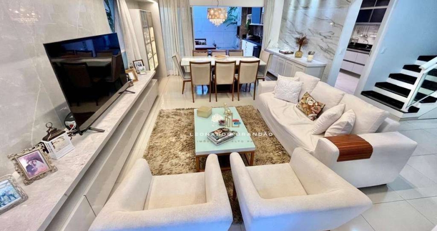 Casa duplex no Eusébio com 4 suítes, jacuzzi e lazer completo em condomínio fechado!