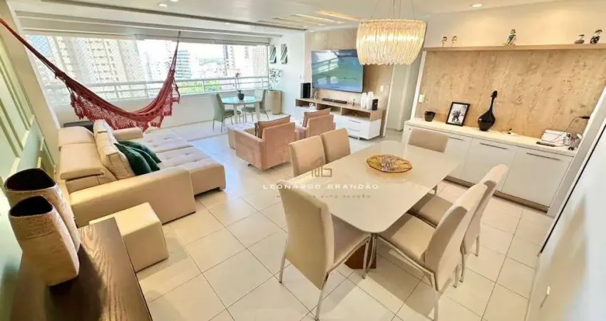 Apartamento com 3 suítes, 3 vagas e lazer completo no bairro Cocó.