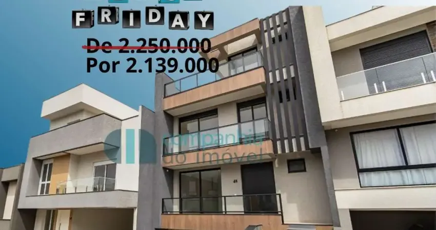 Casa em condomínio fechado com 3 quartos à venda na Rua Francisco Zuneda Ferreira da Costa, 297, Bairro Alto, Curitiba