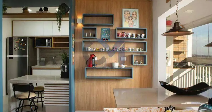 Apartamento com 2 dormitórios à venda, 80 m² por R$ 640.000,00 - Edifício Residencial Altos do Varvito - Itu/SP