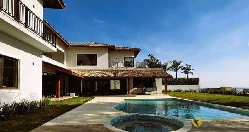 Casa com 5 dormitórios à venda, 650 m² por r$ 6.000.000,00 - condomínio fazenda kurumin - itu/sp