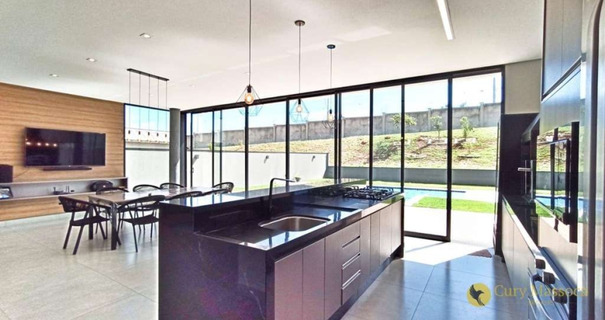 Magnífico sobrado com 4 suítes e piscina aquecida, à venda por R$2.700.000 ou aluguel por R$14.800/mês - Condominio Portal dos Bandeirantes - Salto/SP