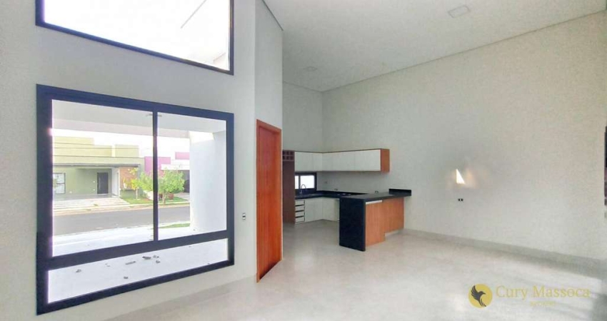 Casa Nova C/ Gourmet e Planejados! Espetacular casa térrea com 3 dormitórios à venda por R$819.900 - Condomínio Village Moutonnée - Salto/SP