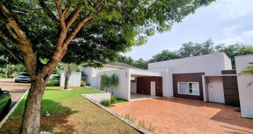 Casa térrea com 3 suítes e BOTECO PRIVATIVO à venda no Condomínio Santa Mônica em Itu/SP.