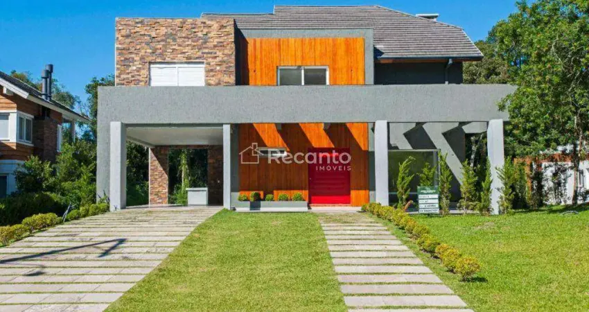 Casa à venda, 503 m² por r$ 7.200.000,00 - aspen mountain - gramado/rs