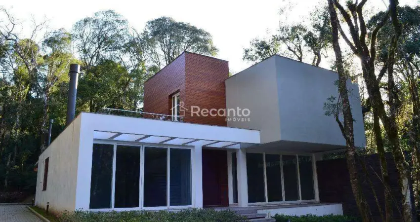 CASA COM 4 DORMITÓRIOS À VENDA, 402 M² POR R$ 4.200.000,00 - O BOSQUE - GRAMADO/RS, O Bosque, Gramado - RS