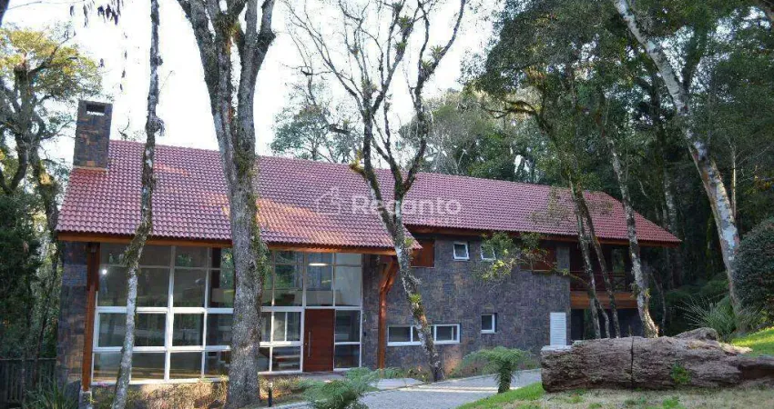 Casa com 4 dormitórios à venda, 385 m² por r$ 4.100.000,00 - o bosque - gramado/rs