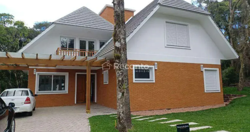 Casa com 4 dormitórios à venda, 400 m² por r$ 4.600.000,00 - reserva da serra - canela/rs