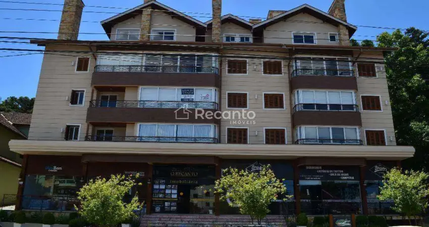 Apartamento com 2 dormitórios à venda, 89 m²  - centro - gramado/rs
