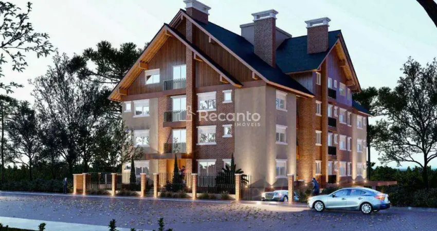 Apartamento com 2 dormitórios à venda, 66 m² - centro - canela/rs