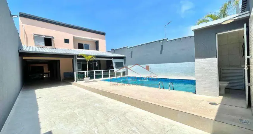 Sobrado com 5 dormitórios à venda, 340 m² por R$ 850.000,00 - Parque Jequitiba - Itanhaém/SP