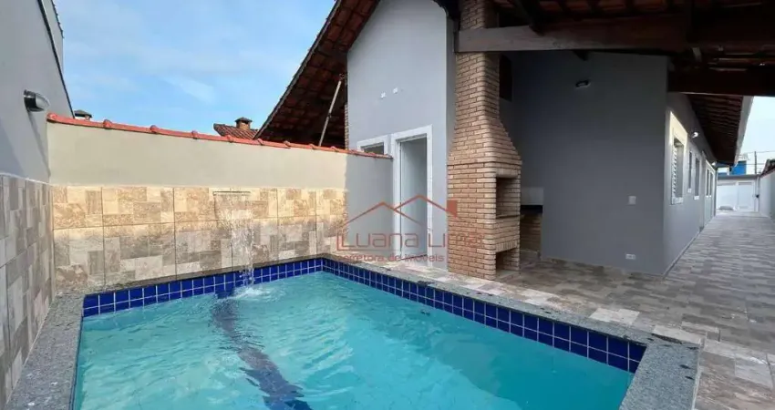 Casa com 3 dormitórios à venda, 79 m² por R$ 441.000,00 - Balneário Itaguaí - Mongaguá/SP