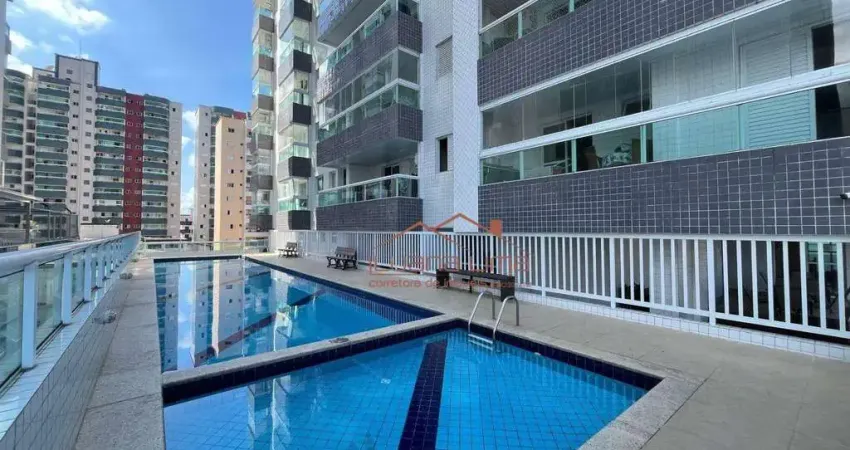 Apartamento com 3 dormitórios à venda, 112 m² por R$ 752.000,00 - Vila Assunção - Praia Grande/SP