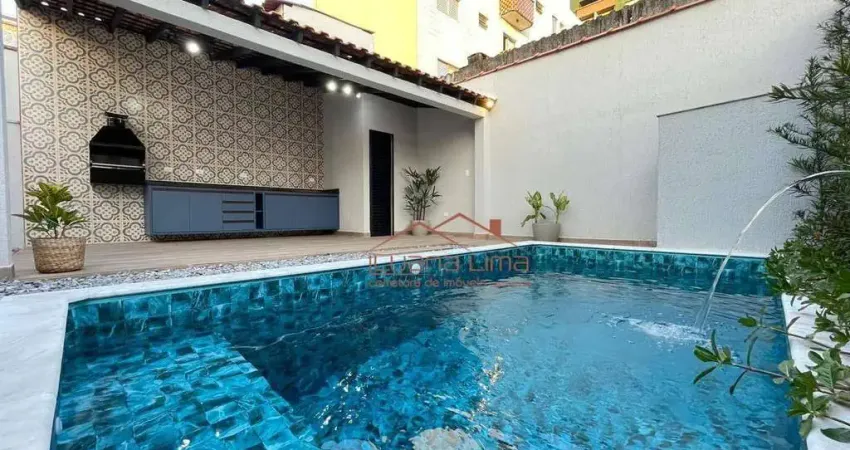 Casa com 4 dormitórios à venda, 155 m² por R$ 1.450.000,00 - Tupi - Praia Grande/SP