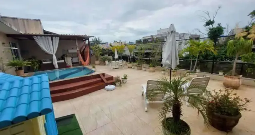 Excelente cobertura - linear 03 quartos ac. financiamento bancário / recreio dos bandeirantes