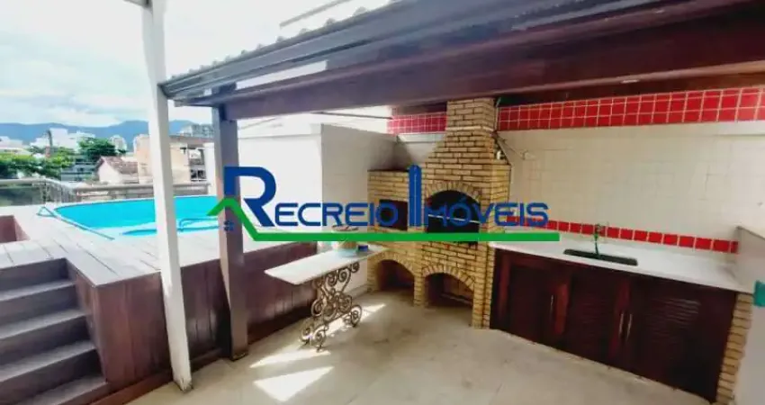 Excelente cobertura - linear  residencial  recreio dos bandeirantes apenas 750 mil ac financiamento bancário