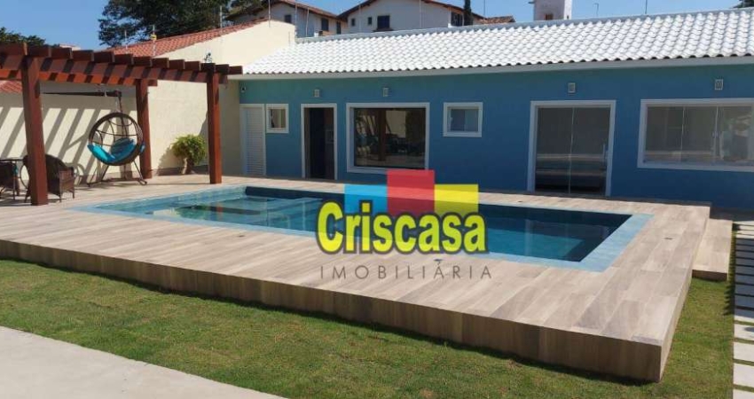 Casa com 4 dormitórios à venda, 296 m² por R$ 2.500.000,00 - Palmeiras - Cabo Frio/RJ