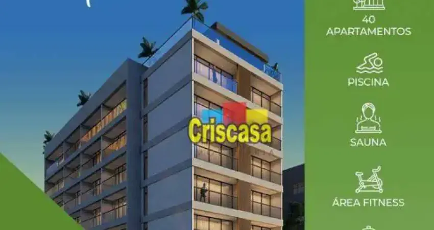 Flat com 1 dormitório à venda, 32 m² por R$ 410.138,79 - Centro - Cabo Frio/RJ