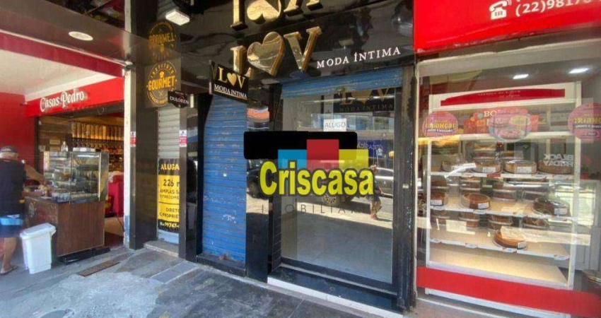Loja para alugar, 58 m² por R$ 8.635,18/mês - Centro - Cabo Frio/RJ