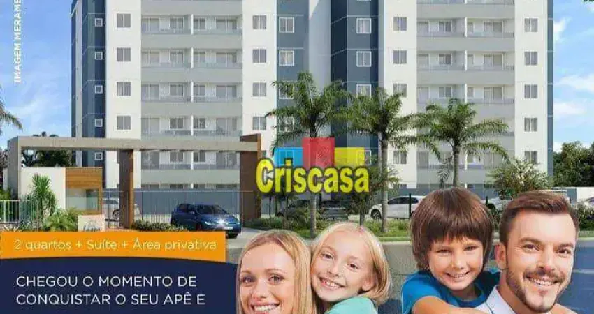 Apartamento com 2 dormitórios à venda, 50 m² por R$ 284.620,46 - Baixo Grande - São Pedro da Aldeia/RJ