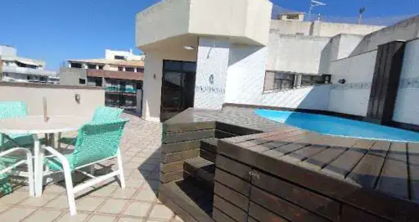 Cobertura com 4 dormitórios, 278 m² - venda por r$ 1.300.000,00 ou aluguel por r$ 6.374,50/ano - passagem - cabo frio/rj