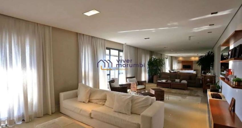 Apartamento para locação mobiliado 3 suites 4 vagas