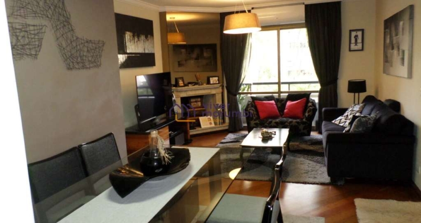 Excelente apto mobiliado com ar condicionado na sala e na suíte 2 vagas.